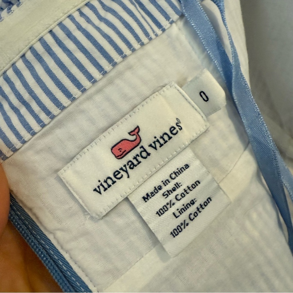 Vineyard Vines- Ruffled Top Strapless Dress - Size 0 - Picture 5 of 5